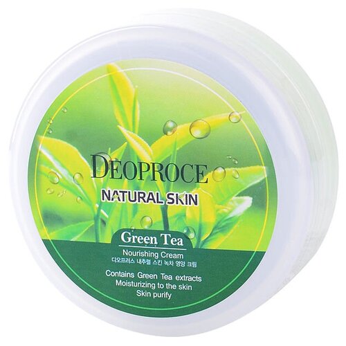 Крем для лица И тела С экстрактом зеленого ЧАЯ DEOPROCE NATURAL SKIN GREENTEA NOURISHING CREAM 100G 100G.