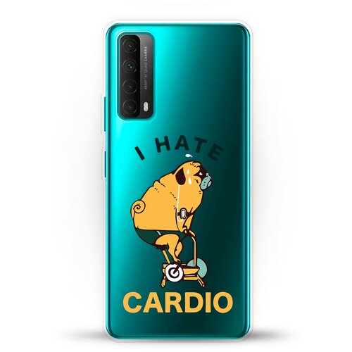 фото Силиконовый чехол не люблю кардио на huawei p smart 2021 andy & paul
