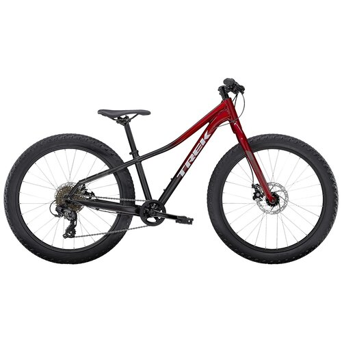 фото Подростковый горный (mtb) велосипед trek roscoe 24 (2021) red dark/black 12.2" (требует финальной сборки)