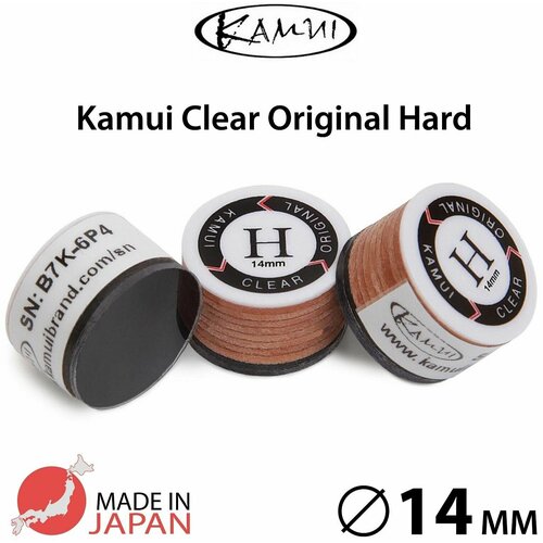 Наклейка для кия Камуи Клир Ориджинал / Kamui Clear Original 14мм Hard, 1 шт. наклейка для кия камуи клир ориджинал kamui clear original 13мм soft 1 шт