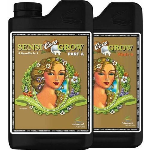 Удобрение Advanced Nutrients Sensi Coco Grow A+B 1 л для роста растений удобрение advanced nutrients sensi coco grow a b 1 л для растений