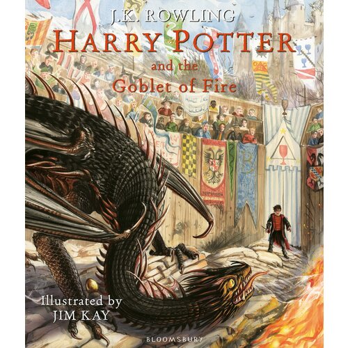 Harry Potter and the Goblet of Fire (illustrated ed.) / Гарри Поттер и кубок огня (иллюстрированное издание)