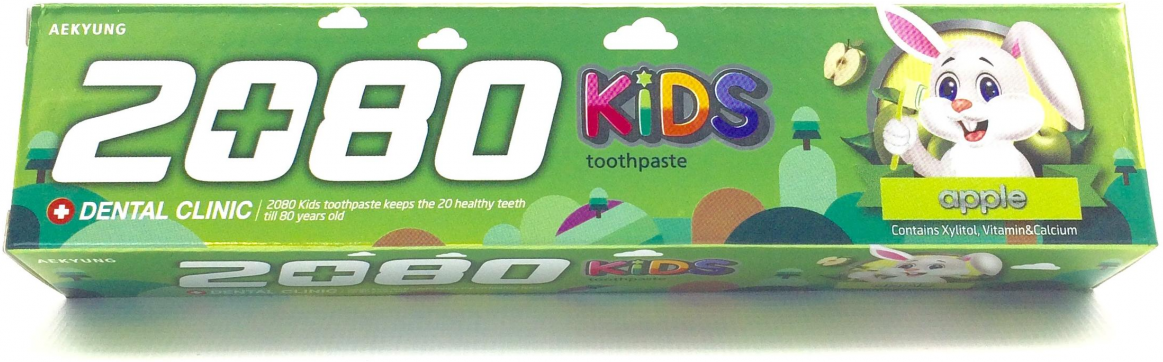 Kerasys DC 2080 Toothpaste Kids Детская зубная паста, яблоко 80 г (Kerasys, ) - фото №14
