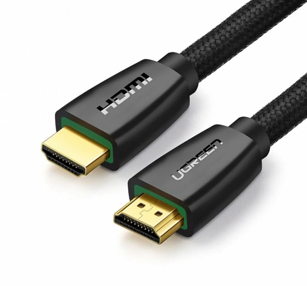 Кабель UGREEN HDMI Male-Male 4К/60Гц. 2м. цвет черный (40410)