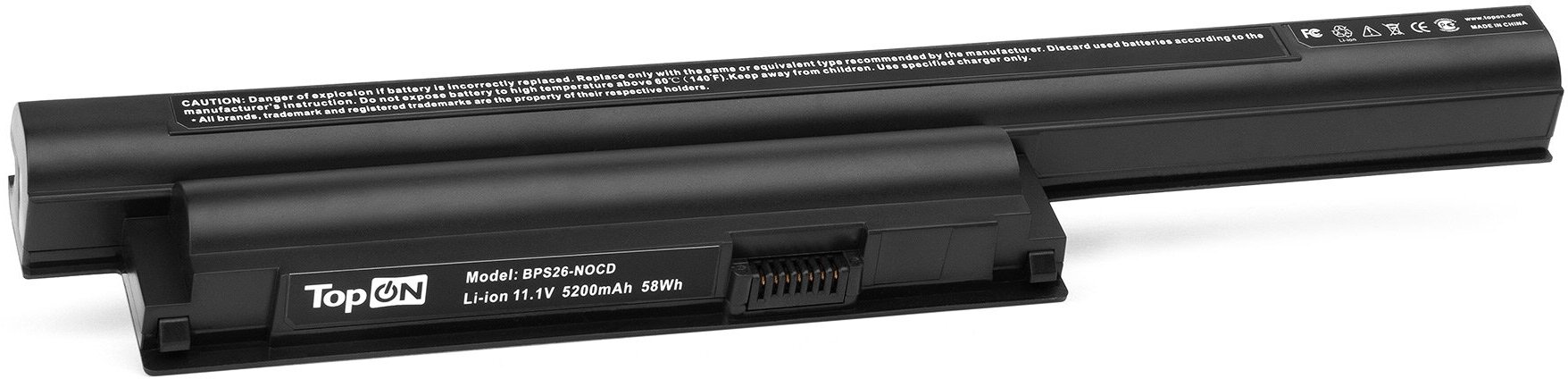 Аккумулятор для ноутбука Sony Vaio SVE14, SVE15, VPC-CA, VPC-CB, VPC-EH, VPC-EL Series. 11.1V 4400mAh 49Wh. PN: VGP-BPS26, VGP-BPL26.