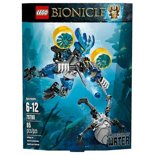 Конструктор LEGO Bionicle 70780 Страж Воды, 65 дет. конструктор lego bionicle 8623 крекка 214 дет