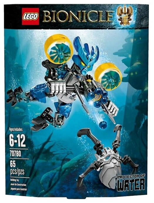 Конструктор LEGO Bionicle 70780 Страж Воды, 65 дет.