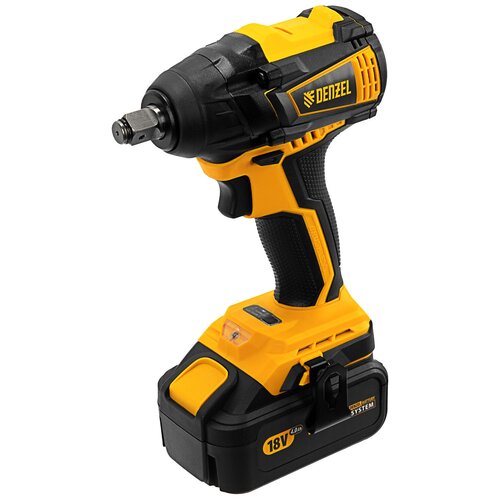 Гайковерт ударный аккумуляторный бесщет Denzel CIW-IB-300 Li-ion 18В 300Нм 26501 1604000₽