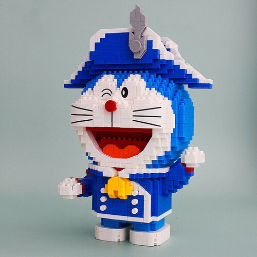 Конструктор 3D из миниблоков Balody Doraemon котик капитан 1183 элементов - BA16135