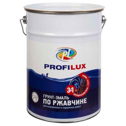 Эмаль алкидная (А) Profilux по ржавчине 3 в 1 желтый 0.9 кг