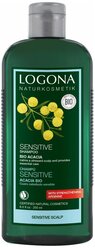 Logona шампунь Sensitive Bio Acacia для чувствительной кожи головы, 250 мл