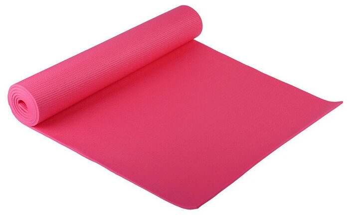 Коврик Sangh, для йоги, размер 173 х 61 х 0,6 см, цвет розовый