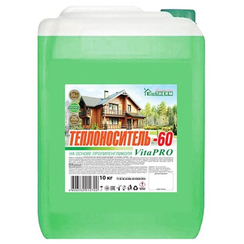 Теплоноситель EcoTHERM Vita PRO -60C 10 кг