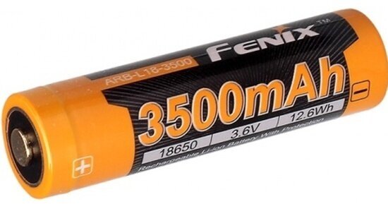 Аккумулятор 18650 Fenix Li-ion Fenix 3500 mAh, ARB-L18-3500 (с защитой)