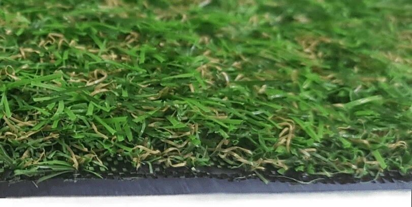 Трава искусственная Grass Fantas 18 4 Tones 18мм, 2х1м, 100% PP, зелено-желтая - фотография № 2