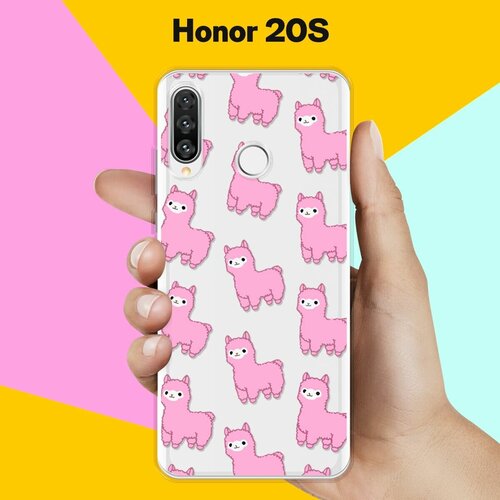 Силиконовый чехол Ламы на Honor 20s