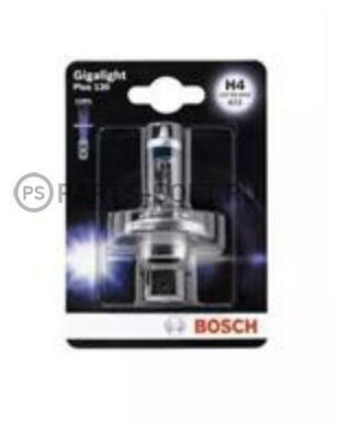 BOSCH 1987301109 Лампа галогеновая головного света H4 P43t Giga Light Plus 120 12V 60/55W Блистер 1 шт