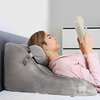 Фото #1 Треугольная кресло подушка Изгиб под спину с эффектом памяти для чтения, сидения, лежания на кровати