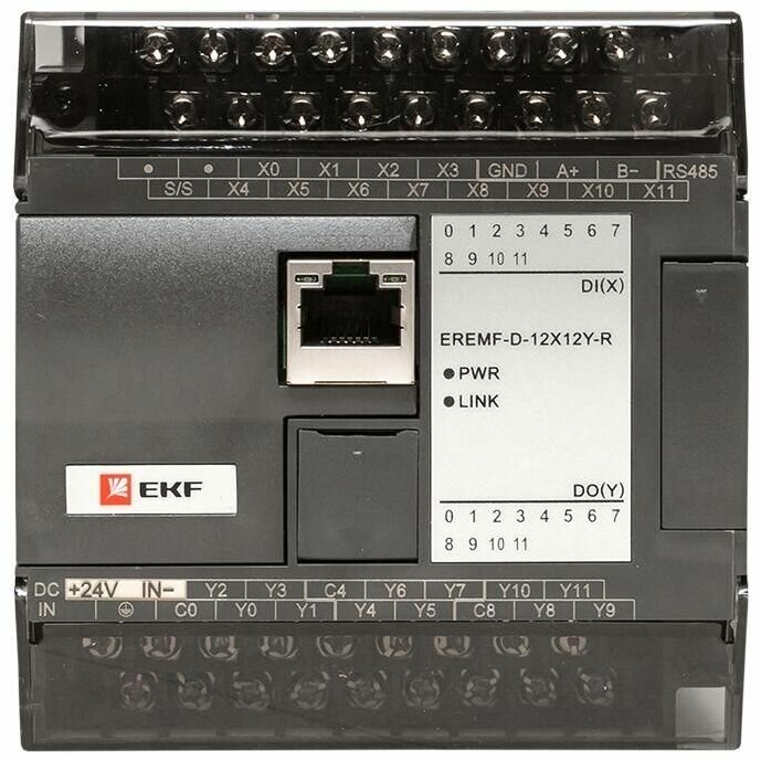 Модуль дискретного ввода/вывода EREMF 12/12 PRO-Logic EKF EREMF-D-12X12Y-R — фото 9