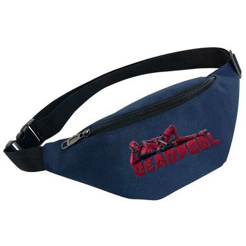 фото Сумка поясная noname, синий