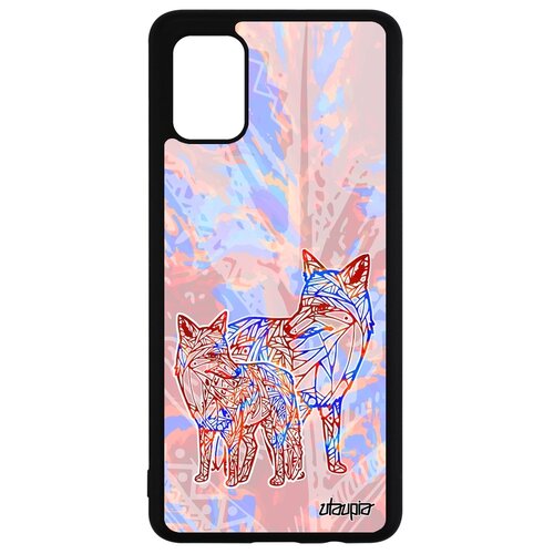 фото Чехол на смартфон galaxy a51, "лиса" fox хитрая utaupia