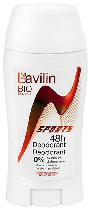 Дезодорант Лавилин хлавин спортивный Lavilin Hlavin Bio Balance Sports 48 часов, стик, 60 мл
