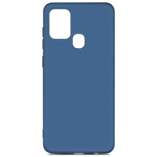 фото Чехол-накладка для samsung (m315) galaxy m31 синий, microfiber case, borasco