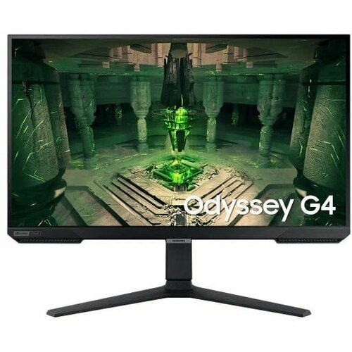 27 Монитор Samsung Odyssey G4 S27BG400EI, 1920x1080, 240 Гц, IPS, черный монитор hp e27 g4 27 ips 1920x1080 60гц 5 мс hdmi dp чёрный