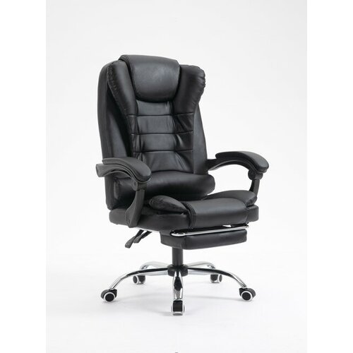 Кресло офисное с массажем и подставкой для ног