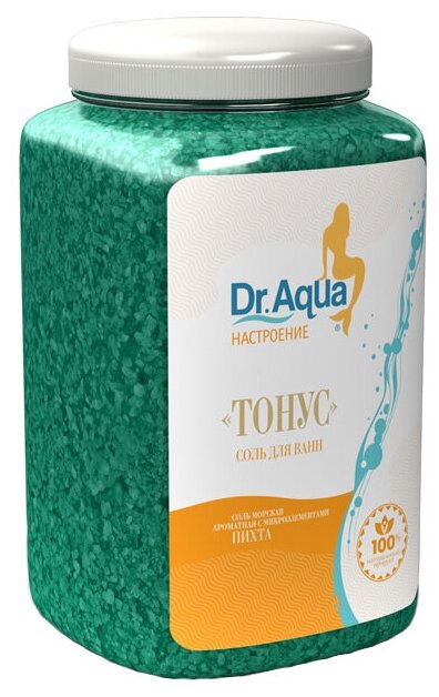 Dr. Aqua Соль для ванн Тонус пихта, 750 г