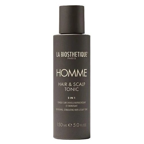 тоник для укрепления волос morfose niche 2 in 1 hair tonic scalp detox 100 мл La Biosthetique Homme Стимулирующий лосьон для кожи головы Hair & Scalp Tonic, 150 мл, бутылка