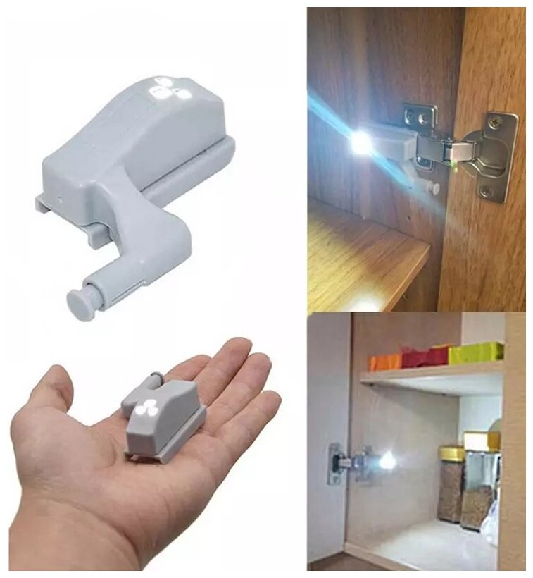 Светодиодная подсветка в шкаф, светильник в мебельный шкаф - фотография № 3
