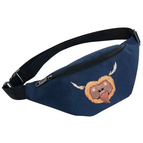 фото Сумка поясная noname, синий