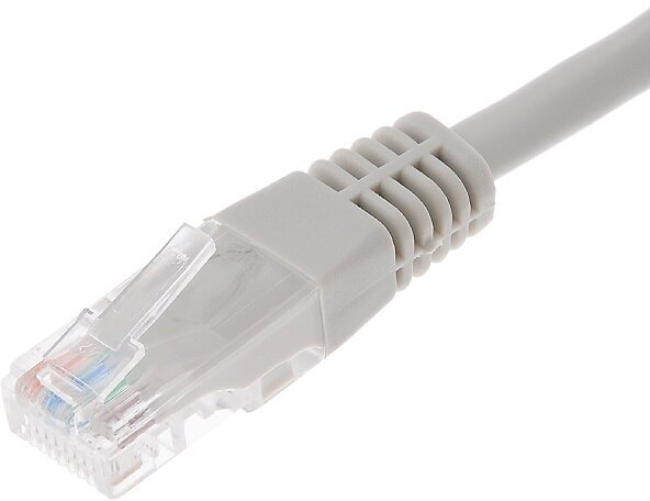 Пaтч-корд U/UTP, CAT5E, RJ45-RJ45, PVC серый, 2 м REXANT