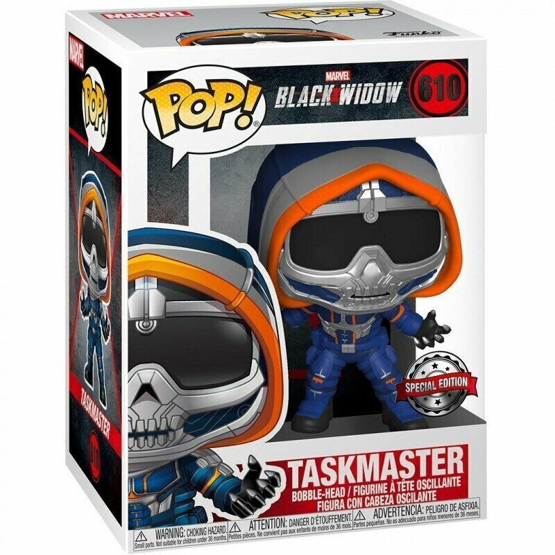 Фигурка Funko POP: Marvel Black Widow - Taskmaster With Claws Bobble-Head Exclusive, 9,5 см