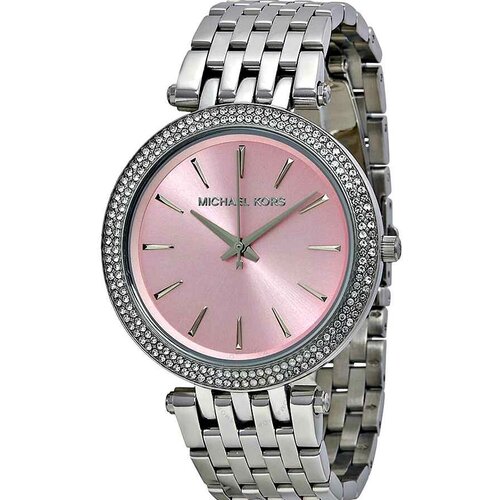 фото Наручные часы michael kors, розовый, серебряный
