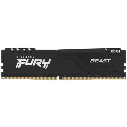 Оперативная память 8Gb Kingston Fury Beast Black DDR4 3200MHz KF432C16BB8retail 298200₽