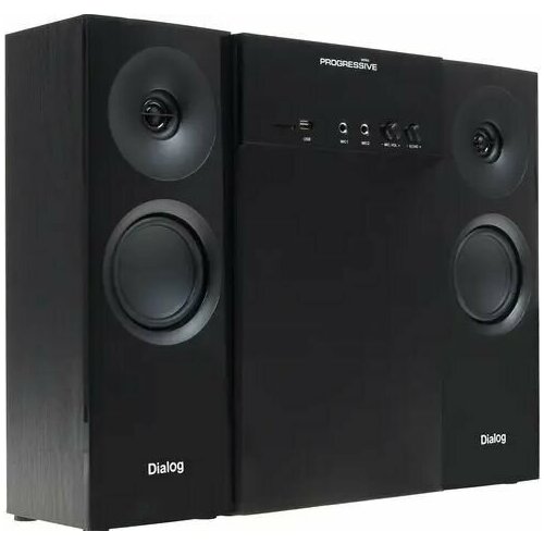 Колонки 21 Dialog Progressive AP-250 Progressive AP-250 черный 80 Вт беспроводной ПДУ Bluetooth Micro SD питание - сеть 220 В 1353200₽