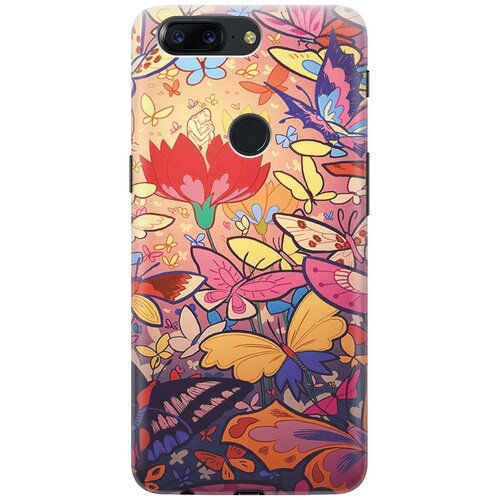 фото Re:pa накладка transparent для oneplus 5t с принтом "красочный мир"