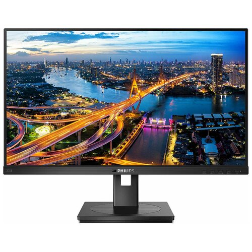 23 8 монитор philips 245e1s 2560x1440 75 гц ips черный 27 Монитор Philips 275B1, 2560x1440, 75 Гц, IPS, черный