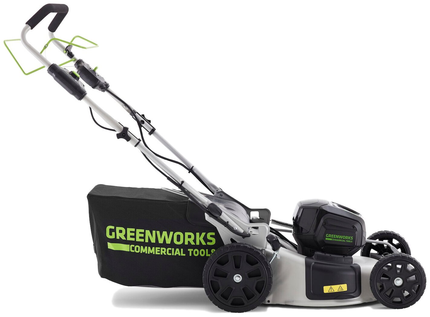 Газонокосилка аккумуляторная Greenworks GC82LM51K5 1хАКБ 5 А.ч. и ЗУ 2502007UB - фотография № 3