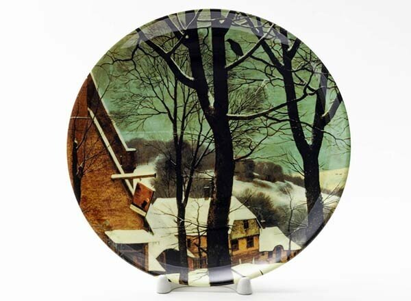 Декоративная тарелка Брейгель Питер Старший Охотники на снегу 1