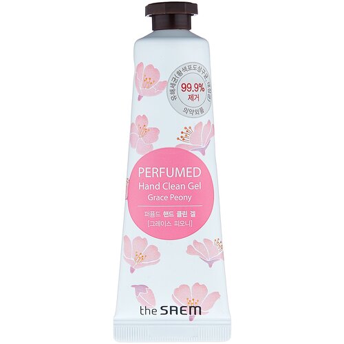 Крем-гель для РУК парфюмированый THE SAEM HAND P - PERFUMED CLEAN GEL GRACE PEONY 30ML.