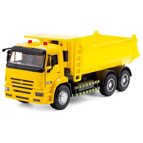 Грузовик Play Smart КамАЗ (9621B) 1:38, 20 см, желтый грузовик play smart камаз 9621b 1 38 20 см желтый