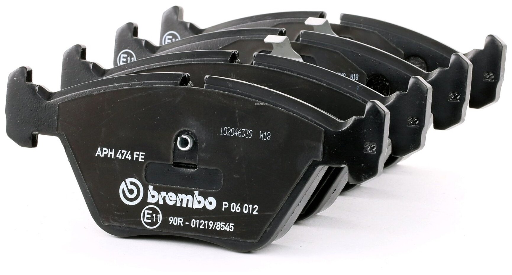 Дисковые тормозные колодки передние brembo P06012 для BMW 7 series BMW 5 series BMW X3 BMW 3 series (1 шт.)