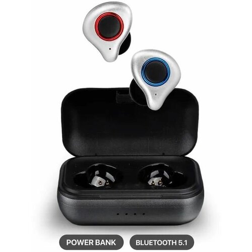 TWS Bluetooth наушники беспроводные SY-TWS5 игровые и спортивные гарнитура с микрофоном черный 53200₽