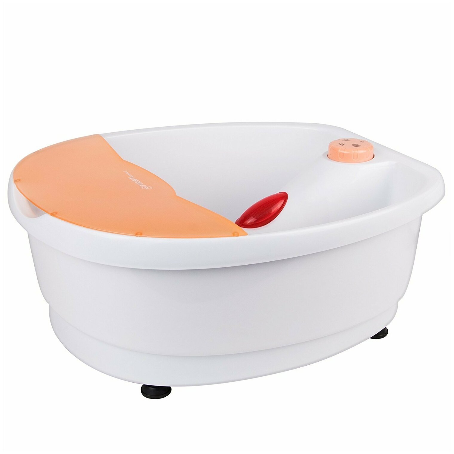 Гидромассажная ванночка для ног First 8116-1 450 Вт,13.5 см, нагрев,5 видов массажа,4 ролика Orange - фотография № 2