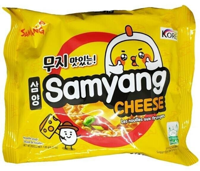 Samyang Лапша быстрого приготовления со вкусом сыра Samyang Cheese 120 г