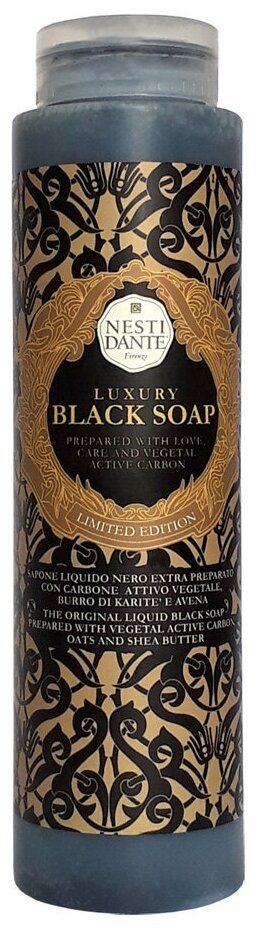 Гель для душа Nesti Dante Luxury Black Soap 300 мл - фото №1