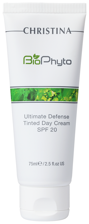 Christina Bio Phyto Ultimate Defense Tinted Day Cream SPF 20 Дневной крем для лица Абсолютная защита с тоном